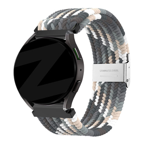 Bandz Correa nylon tejida Amazfit Cheetah 2 Pro (negro mandala)