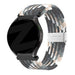 Bandz Garmin Approach S40 Gewebtes Nylon Armband (Mandala Schwarz)