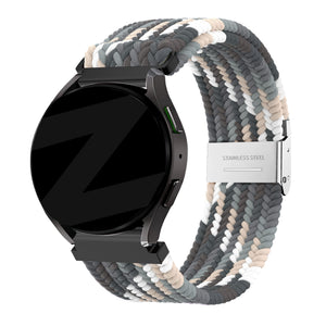 Bandz Garmin Venu Gewebtes Nylonarmband (Mandala Schwarz)