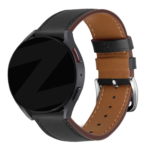 Bandz Bracelet cuir 'Deluxe' Polar Vantage M3 (noir)