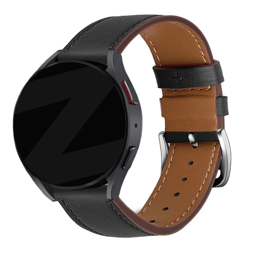 Bandz Bracelet cuir 'Deluxe' Coros Pace 3 (noir)