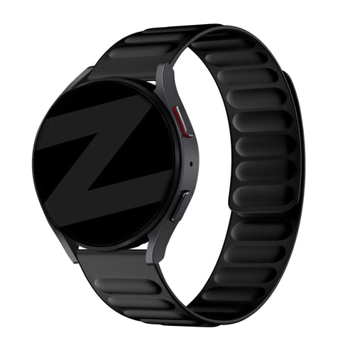 Bandz Suunto Race 2 Magnetisches Fein Gewebtes Armband (Schwarz)