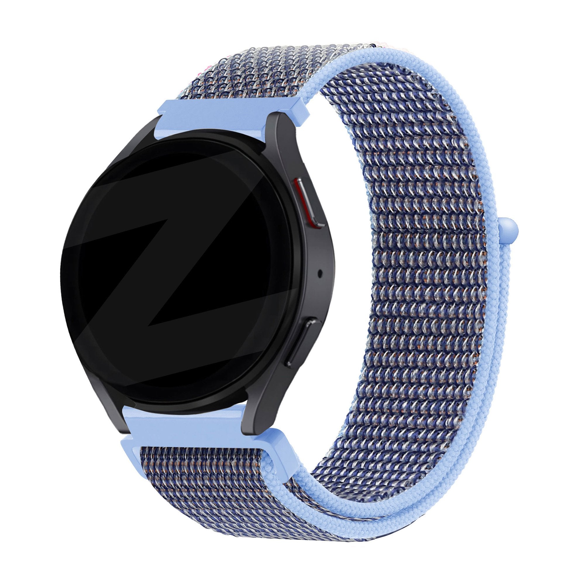 Bandz Garmin Forerunner 55 Nylon Loop Armband (Azurblau)