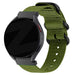 Bandz OnePlus Watch 3 Nylonarmband mit Schnalle (Grün)