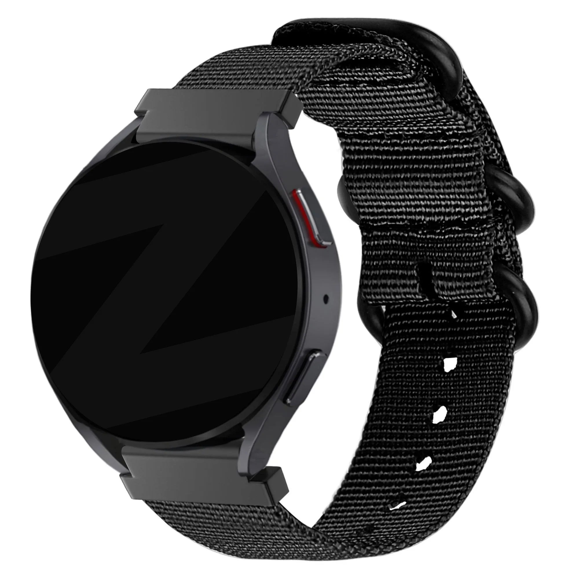 Bandz Coros Apex 4 - 42mm Nylonarmband mit Schnalle (Schwarz)