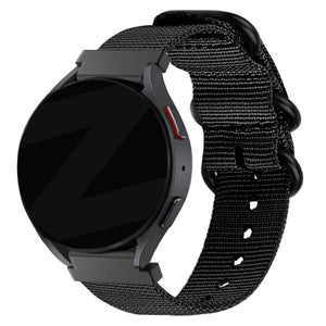 Bandz Correa nylon con hebilla OnePlus Watch Lite (negro)