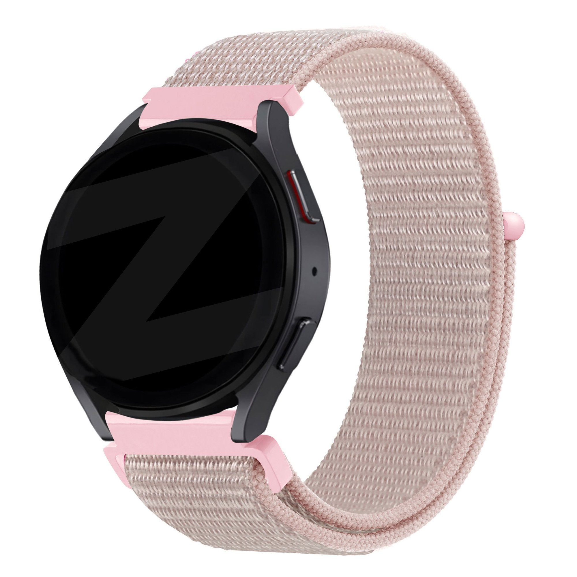 Bandz Garmin Venu SQ Nylon Loop Armband (Roségold)