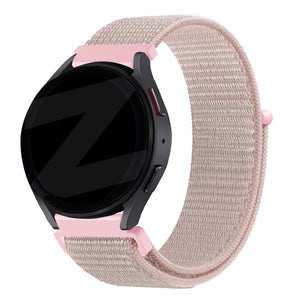 Bandz Garmin Vivomove Style Nylon Loop Strap (Rose Gold)