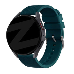 Bandz Huawei Watch GT 7 - 46mm Silicone Strap 'Deluxe' (Dark Green)