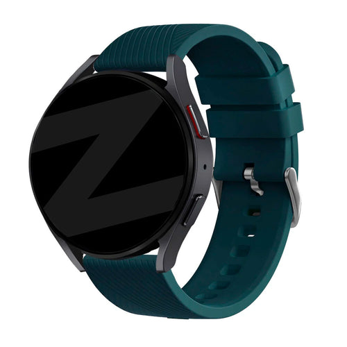 Bandz Huawei Watch GT 7 - 46mm Silicone Strap 'Deluxe' (Dark Green)