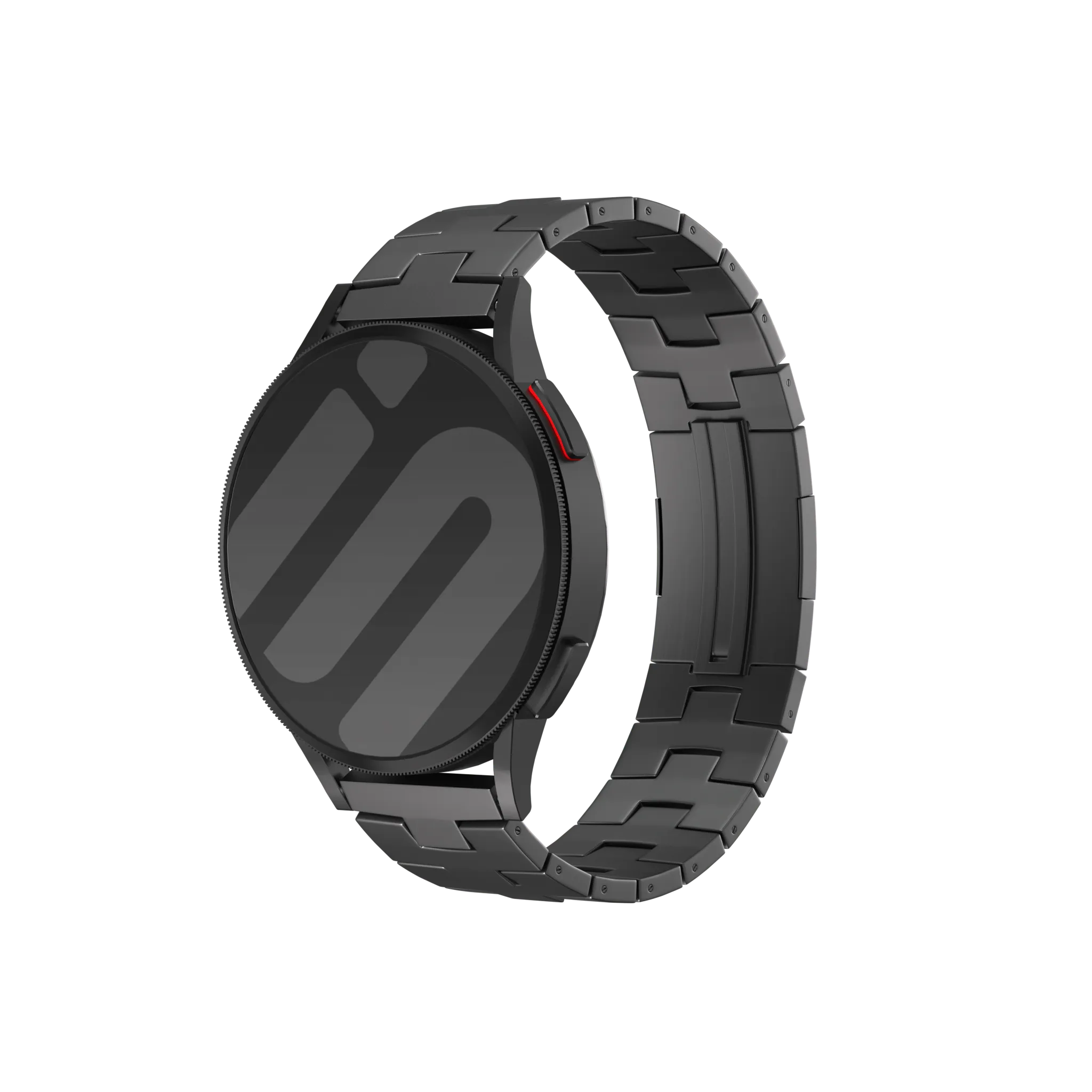 Huawei Watch Ultimate Titan-Grain-Armband (flacher Verschluss) (Graphit)