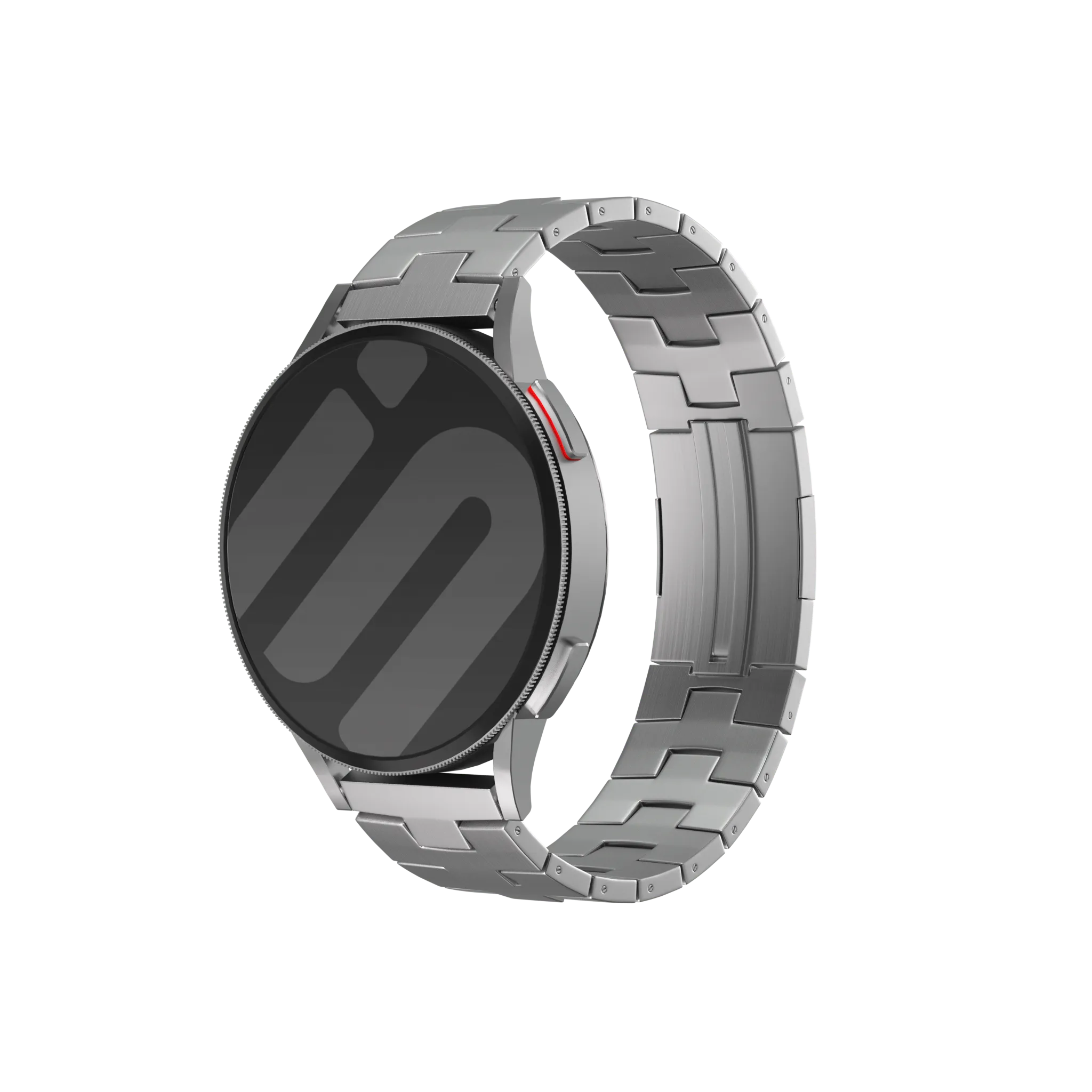 Huawei Watch Ultimate Titanium Grain Band (Flat Buckle) (Silver)