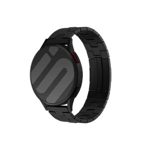 Gard Pro Health Smartwatch 3 - 48mm Gebürstetes Titanarmband (Flache Schließe) (Schwarz)