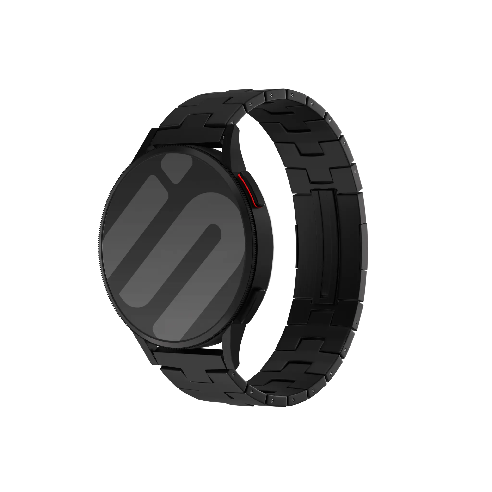 Bracelet titane granulé Amazfit Balance (boucle plate) (noir)