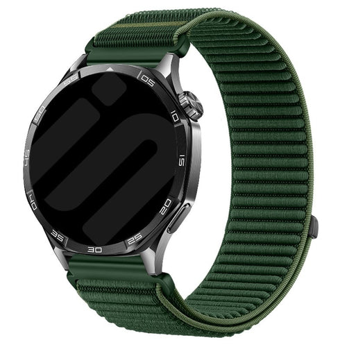Bracelet nylon Wave Huawei Watch GT 3 42mm (vert foncé)