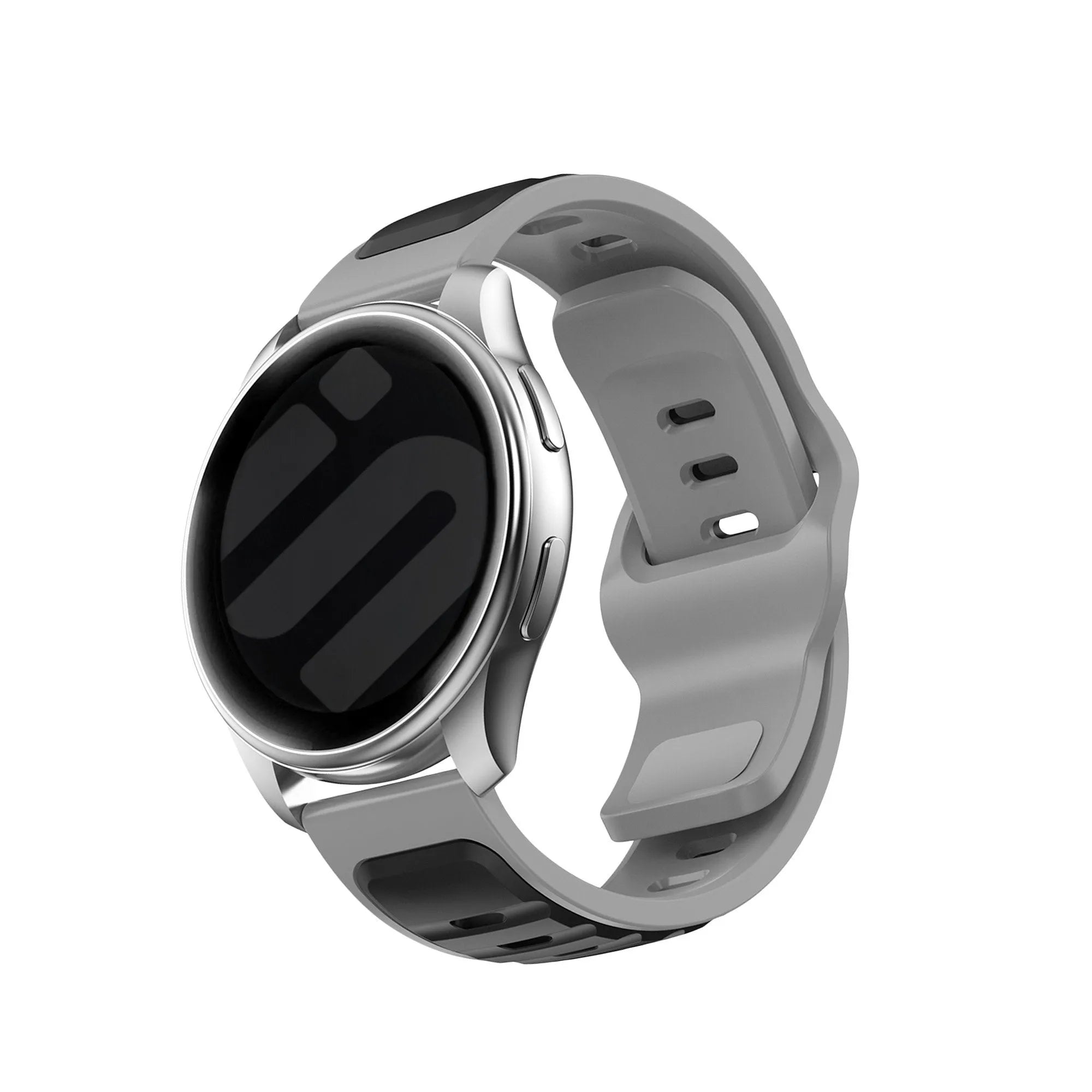 Polar Unite Outdoor Duo Silicone Strap (Black/Grey)