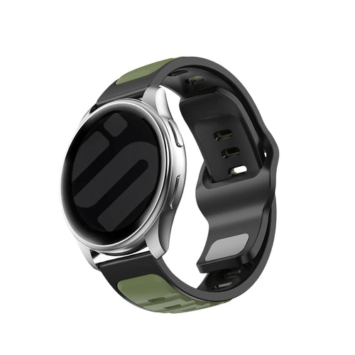 Oppo Watch X2 Outdoor Duo Silicone Strap (Green/Black)
