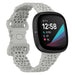 Fitbit Sense Silicone Strap with Pattern (Gray)