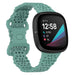 Bracelet silicone avec motif Fitbit Sense (vert)