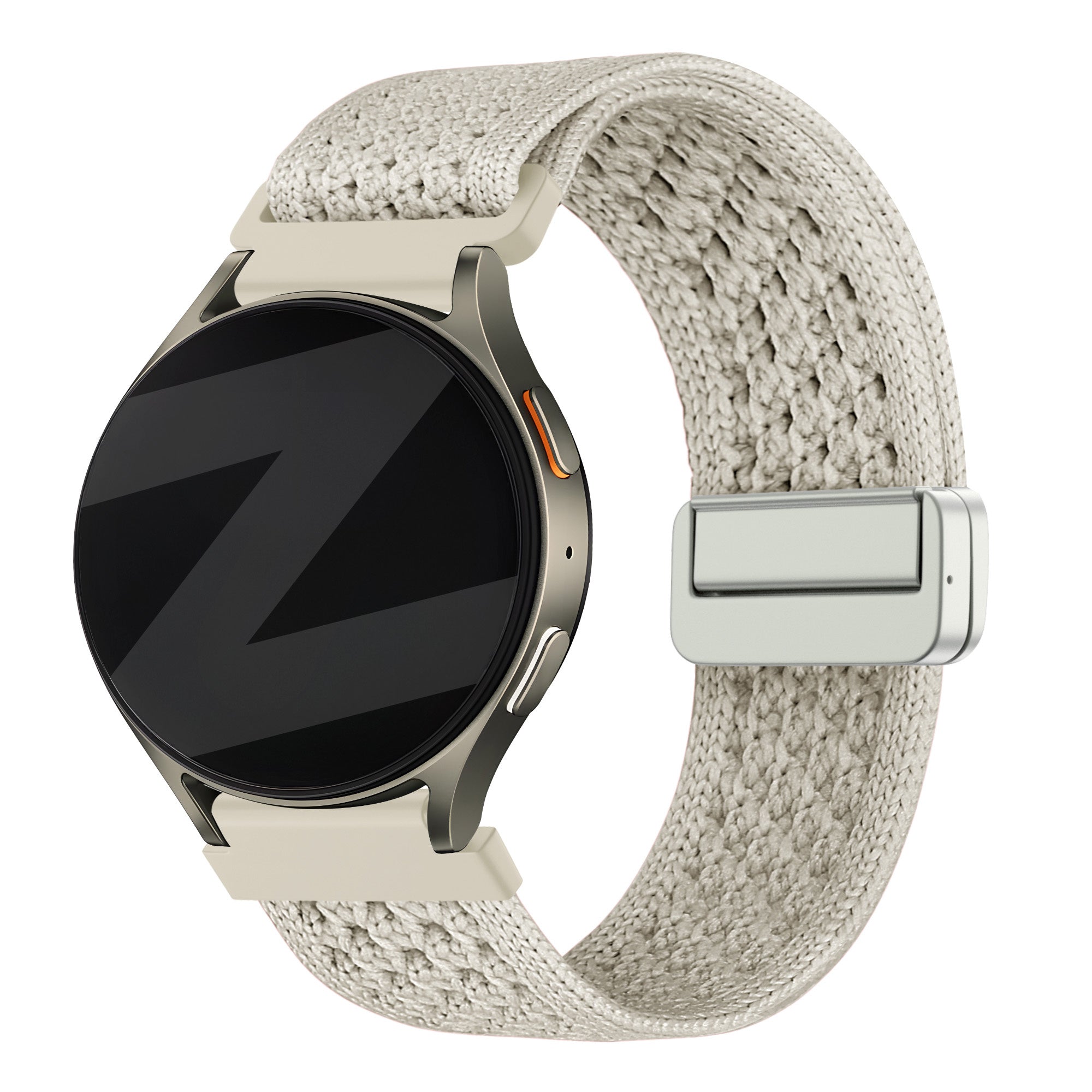 Bandz Garmin Vivomove Trend Vintage Nylon Strap (Starlight)