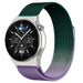 Huawei Watch GT 3 Pro 46mm Milanese-Armband (Lila/Grün)