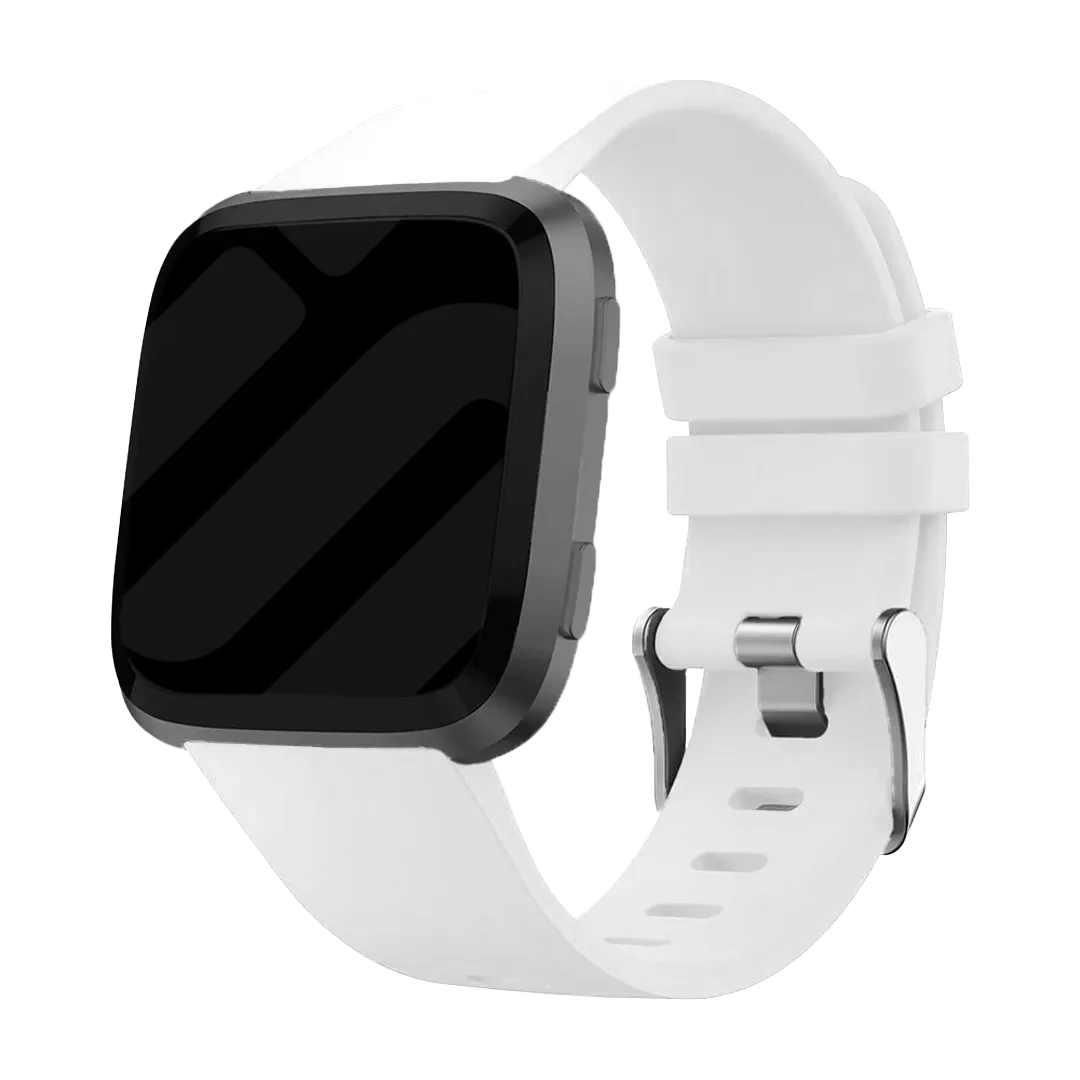 Fitbit Versa (2) siliconen bandje (wit)