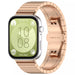 Huawei Watch Fit 3 luxe metalen band (rosé goud)