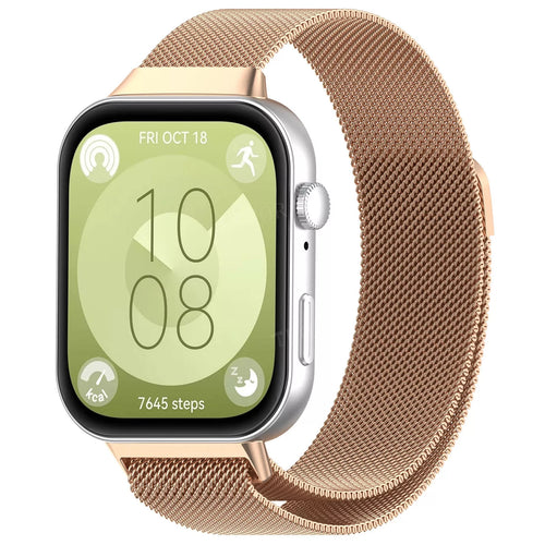 Huawei Watch Fit 4 Pro Milanese Armband (Roségold)
