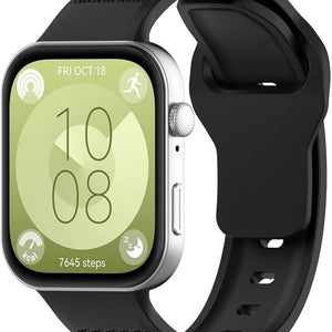 Bracelet silicone Outdoor Huawei Watch Fit 4 (noir)