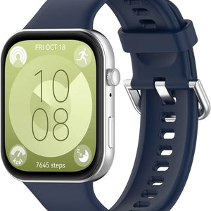 Huawei Watch Fit 4 Silikonarmband (Dunkel Blau)