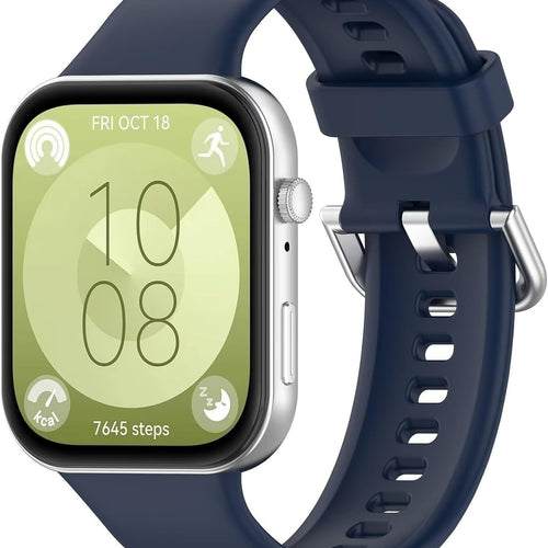 Huawei Watch Fit 4 Silikonarmband (Dunkel Blau)