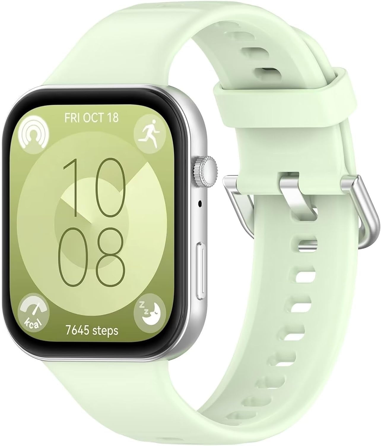 Huawei Watch Fit 4 Silicone Strap (Light Green)