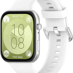 Bracelet silicone Huawei Watch Fit 4 (blanc)