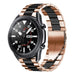 Bracelet acier Samsung Galaxy Watch 3 45mm (or rose/noir)