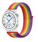 Correa nylon Huawei Watch GT 3 Pro 43mm (arcoíris)