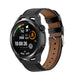 Huawei Watch GT modernes Lederarmband (Schwarz)