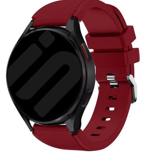 Withings ScanWatch Nova twill siliconen bandje (bordeaux)