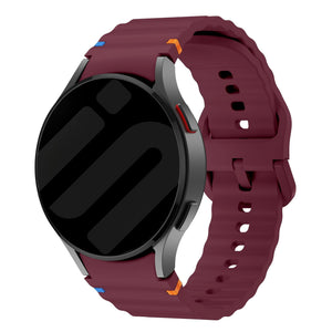 Samsung Galaxy Watch 6 40mm Wave Strap (Wine Red)