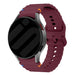 Samsung Galaxy Watch 4 44 mm mit wellenförmigem Armband (Weinrot)