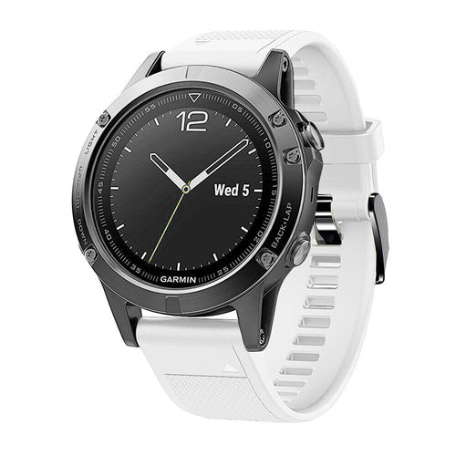 Garmin D2 Mach 2 - 47mm Silikonarmband (Weiß)