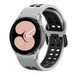 Correa cuadrada deportiva Samsung Galaxy Watch 4 44mm (blanco/negro)