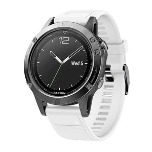 Bracelet silicone Garmin Tactix 8 - 47mm (blanc)