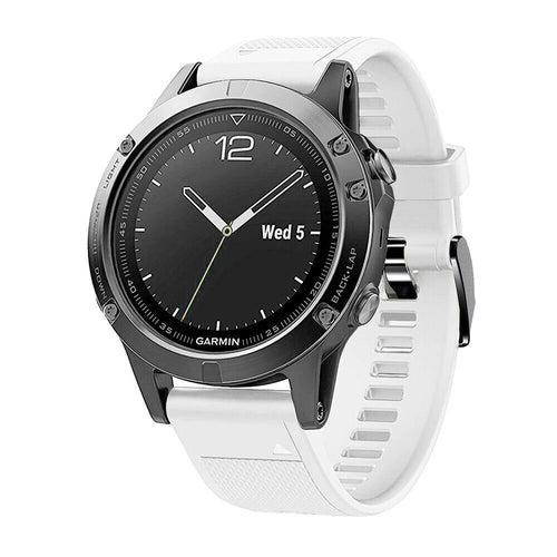 Bracelet silicone Garmin MARQ (blanc)