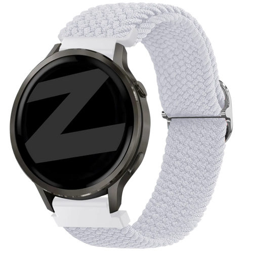 Bandz Bracelet tressé réglable Garmin Forerunner 265s (blanc)