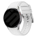 Bracelet silicone connexion parfait Samsung Galaxy Watch 6 - 44mm (blanc)