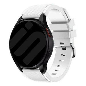 Bracelet silicone sergé Withings ScanWatch Nova (blanc)