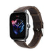 Bracelet cuir Amazfit GTS 3 (brun foncé)