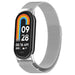 Xiaomi Smart Band 9 Milanese band (zilver)