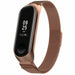 Bracelet Milanais Xiaomi Mi Band 3 / 4 (or rose)