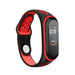 Xiaomi Mi Band 6 sport bandje (zwart/rood)
